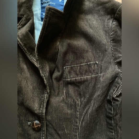 American Eagle Outfitters Corduroy Brown Blazer 2 Button Women’s Jacket Sz S/P - Picture 9 of 13